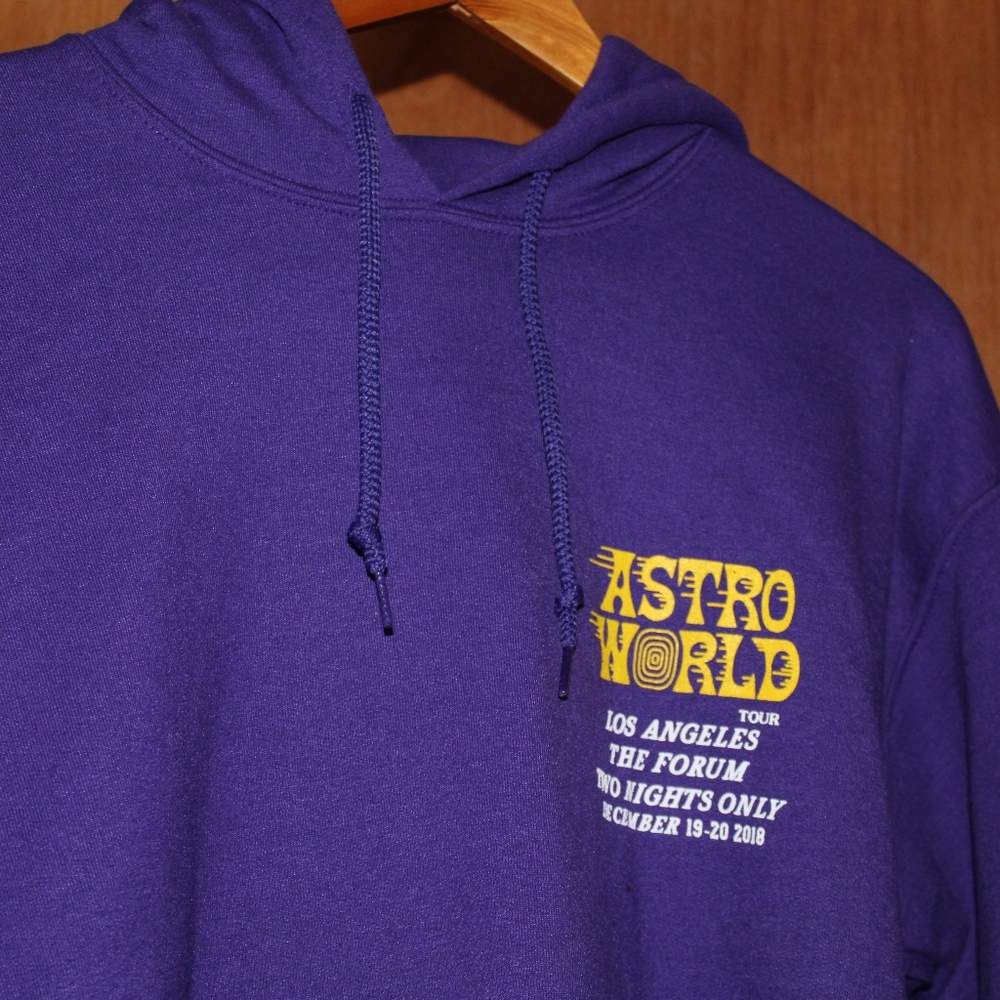 Astroworld Travis Scott LA Lakers Merch Hoodie